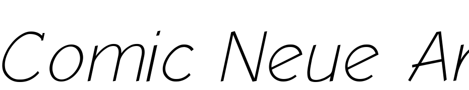 Comic Neue Angular Light Oblique Font Download Free